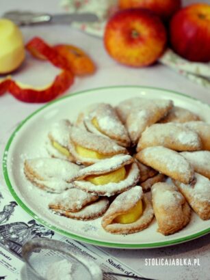 Ciasteczka serowe z jabłkiem