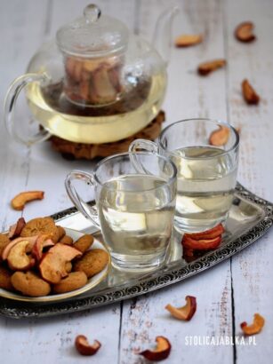 Herbatka z suszonych jabłek